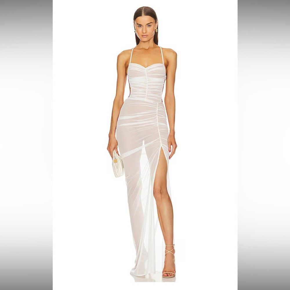 X Revolve Follie Gown in Ivory